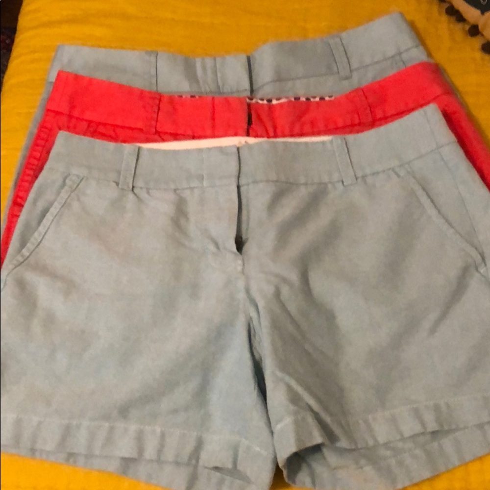 J. Crew 5” Chino Shorts (bundle of 3)
